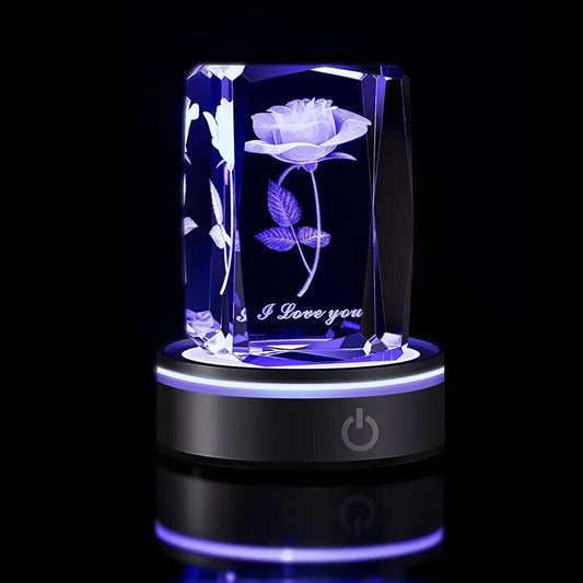 LED Display Base with  Colorful Stand Lamp